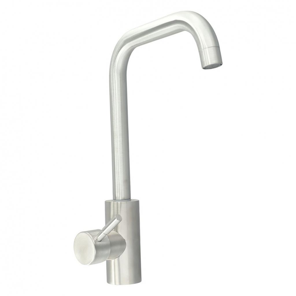 Baterie de bucătărie din oțel inoxidabil 304 Baterie pentru chiuvetă Baterie la rece și la cald