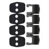 For Peugeot 208 308 408 2008 3008 Citroen C4 8Pcs Car Door Latch Buckle Cover Door Stopper Limiter Protective Cover