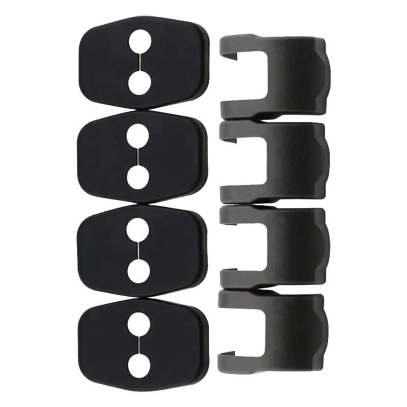For Peugeot 208 308 408 2008 3008 Citroen C4 8Pcs Car Door Latch Buckle Cover Door Stopper Limiter Protective Cover