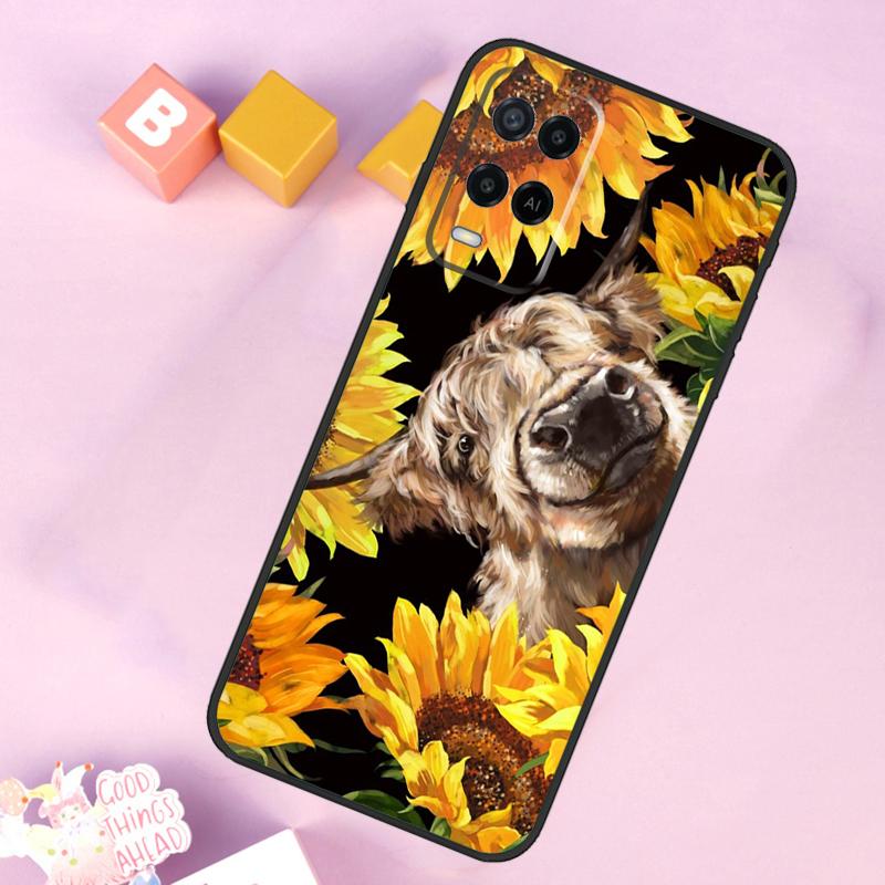 Hochlandrind Case Für Oppo A17 A57 A16 A76 A96 A60 A40 A80 A18 A38 A58 A78 A98 A15 A54 A74 A94 A6 A5 Pro