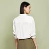 Chemise à manches longues style coréen pour femme, style commuting