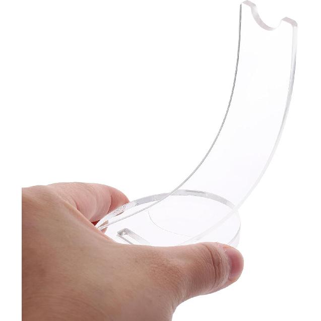 2 Pieces Acrylic Electronic Pen Holder - Single Pencil Pen Display Stand - Fountain Pen Ballpoint Pen Display Rack Makeup Brush Holder for Desk Home