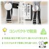 VECELO Folding Counter Chairs (Set of 2), Slim, Lightweight, Portable, Fully Assembled, 60cm Seat Height, 100kg Weight Capacity, White