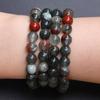 20-40pcs 4/6/8/10mm African Blood Stone Beads Jewelry Making Bracelet Necklace Beaded Material DIY Key Chain Accessories