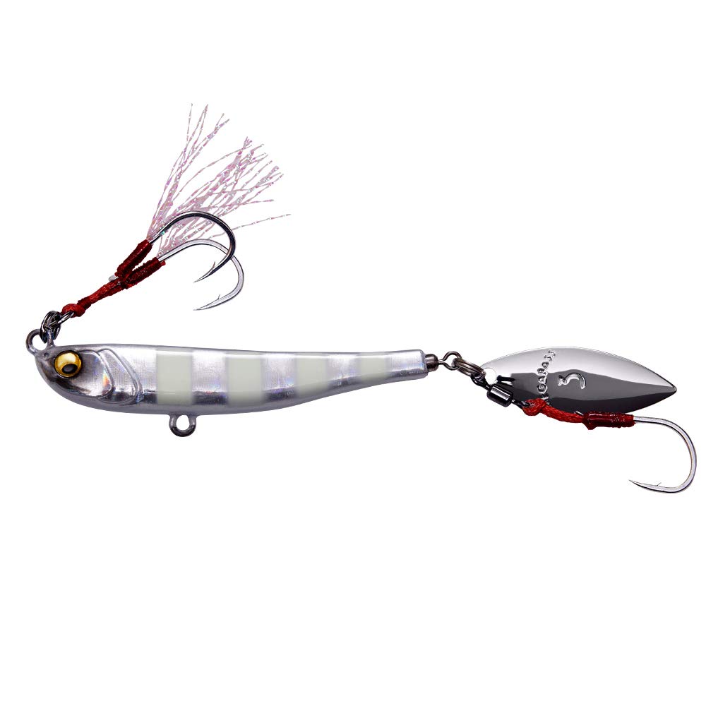 

Megabass Metal Jig MAKIPPA 40g Glow Zebra