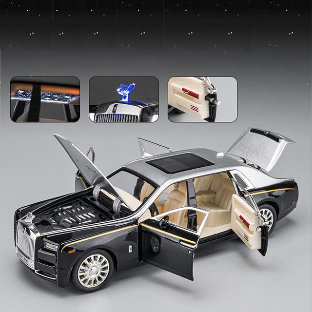 

1:24 Rolls Royce Phantom Mansory Alloy Car Diecasts & Toy Vehicles Car Model Sound and Light Pull Back Car Toys For Kids Gifts