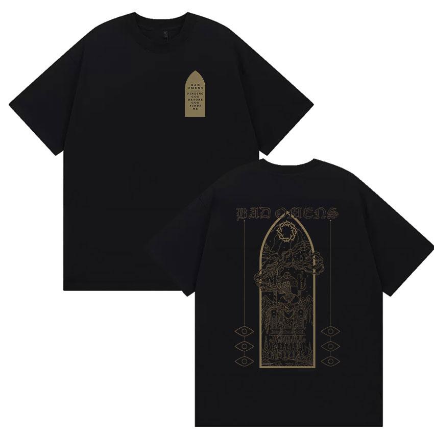 Rock Band Bad Omens Tour 2026 T Shirts Men Women Harajuku High Quality Fashion Tshirt 100 Cotton Short Sleeve Tees Streetwear