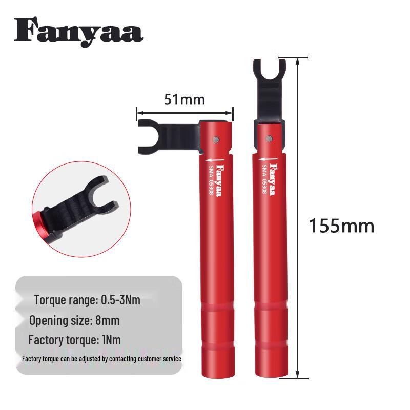 Fanyaa Adjustable RF Torque Wrench for SMA Connectors