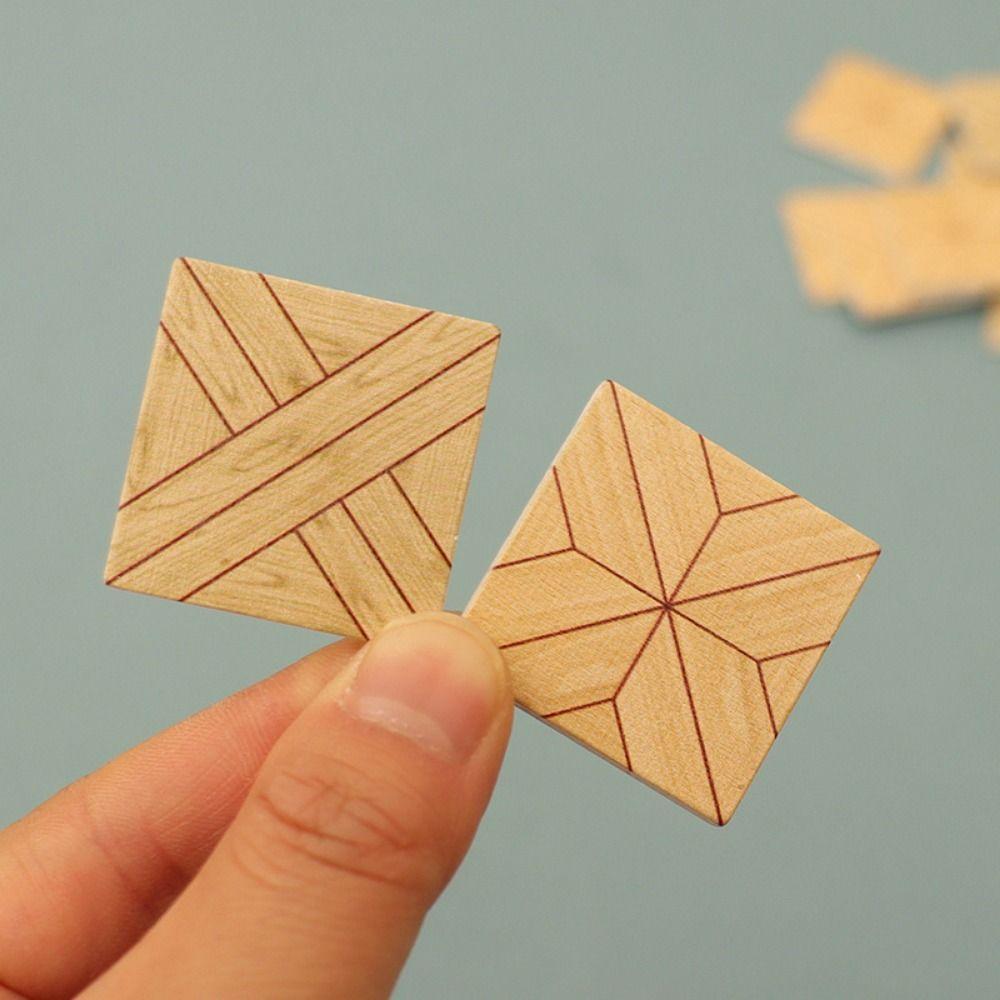 10 Stück Mini Holzboden Holz Puppenhaus Bodenfliesen Passen 1:12 Puppenhaus