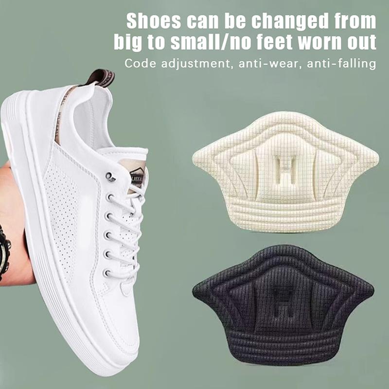 2Pairs Insoles For Shoes Patch Heel Pads For Sport Shoes Adjustable Size Feet Pad Insole Heel Protector Back Sticker Shoe Pad