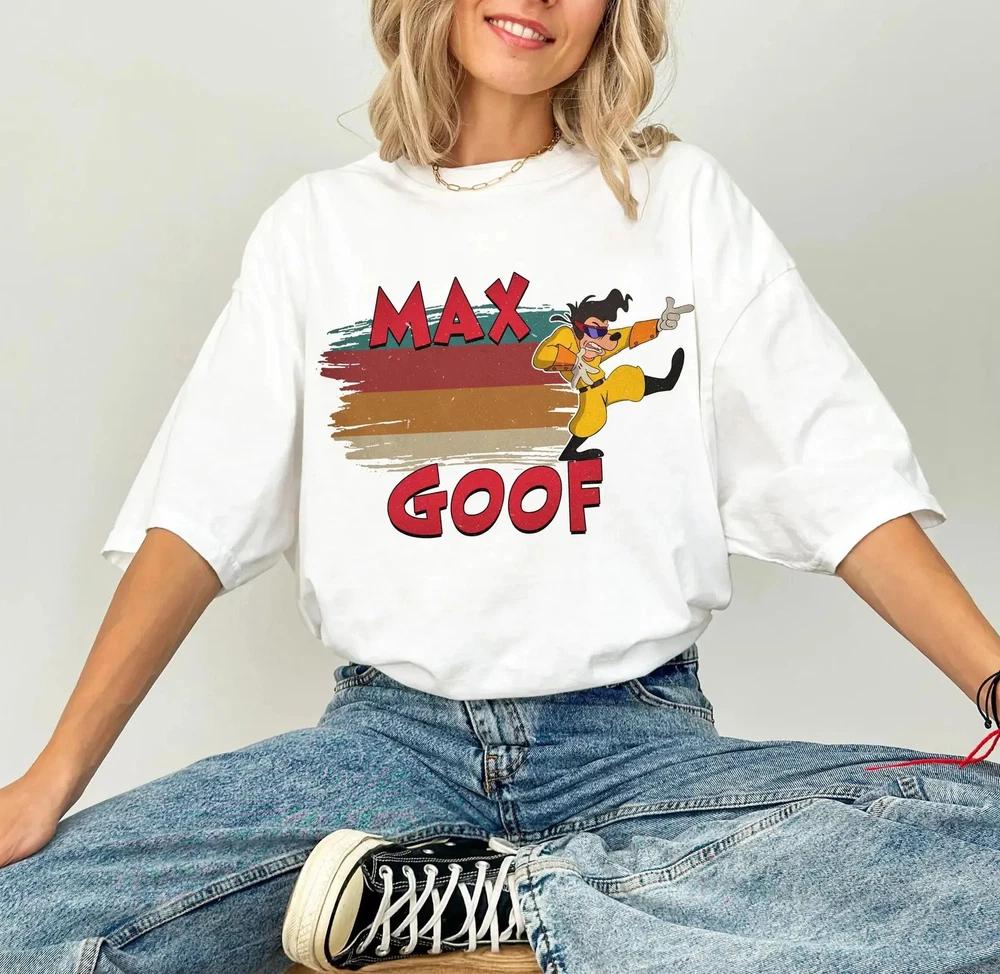 A Goofy Movie Max Goof Retro 90s Powerline Stand Out Tshirt S
