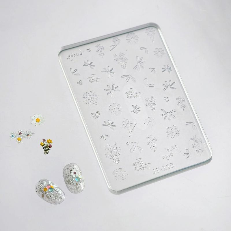 

Силиконовая форма для искусства из морских ракушек, красота, нейл-арт, инструмент для DIY ручной работы, французский простой цветок, многоразовая силиконовая форма, украшение для ногтей