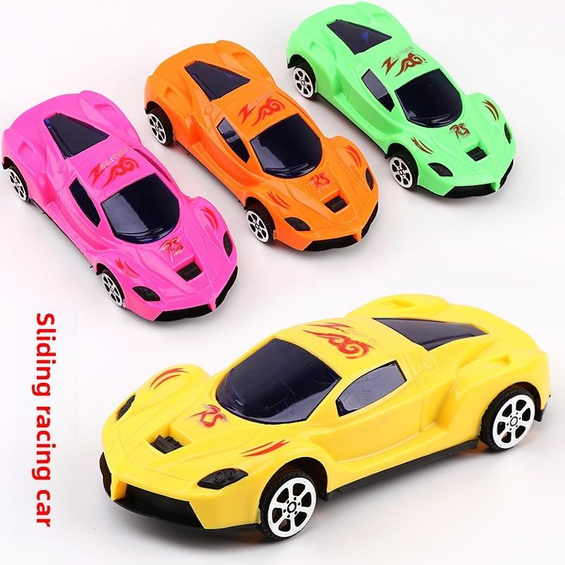 Plastic Race Car Toy For Kid With Sliding Function And Educational Development