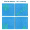 Heat-Resistant Flexible Finger Protectors 3D Pen Stencils 3D Printing Mat Silicone Pad 3D Pen Mat