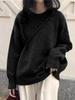 Korean Heavyweight Round Neck Sweater - 2026 Autumn/Winter Loose Knit Wool Pullover