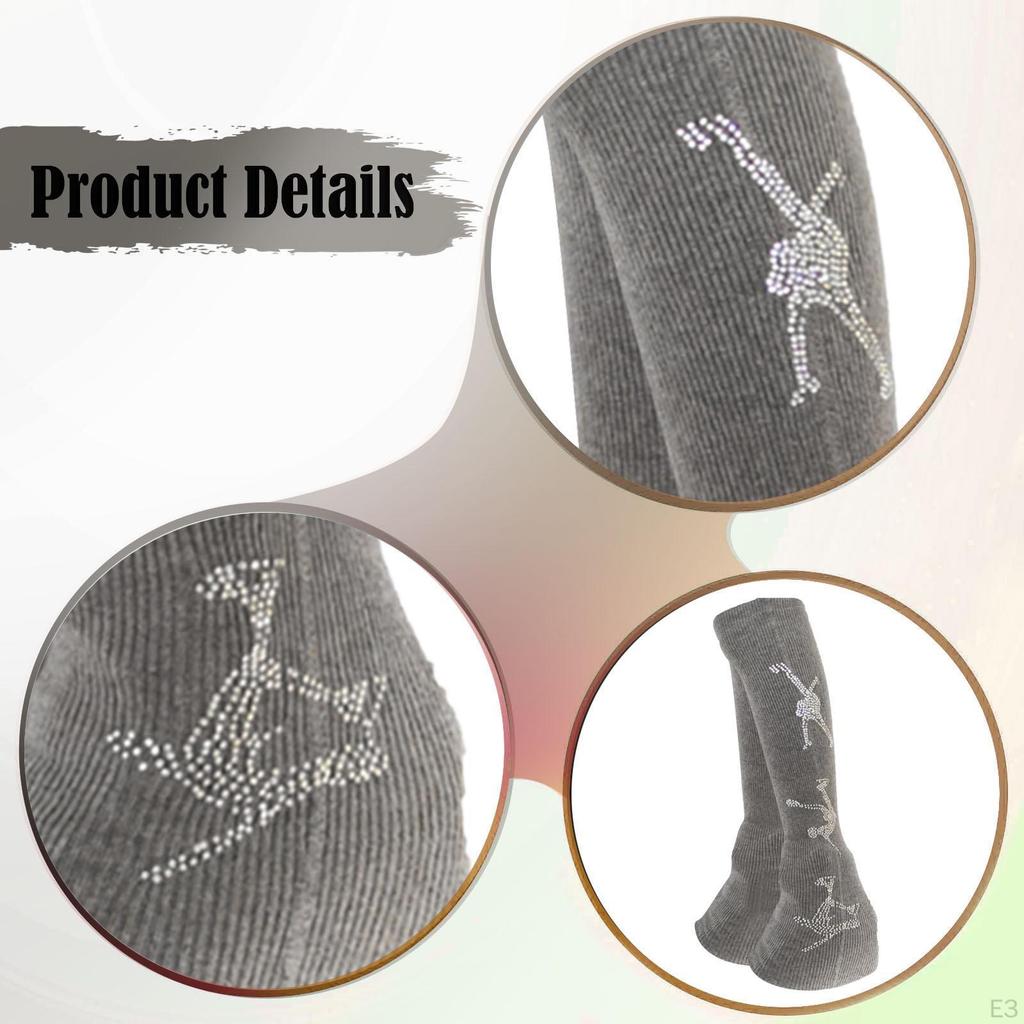2 Figure Skating Leg Warmers, Socks And Covers, Ice Skate Sleeves.