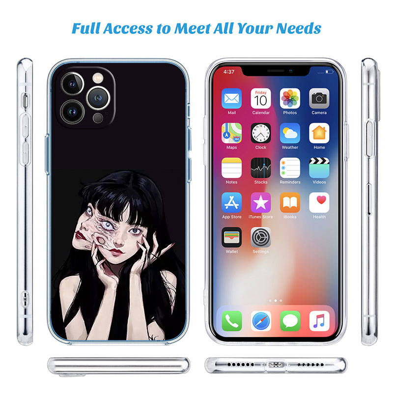 IR15 Junji Ito Tomie Case for Motorola E22S E7 G6 G7 G8 G9 Plus Power Play G10 G20 G04 E30 E40 E22 E20 E13 E15 G22 G23 G05 G75 G35 G55