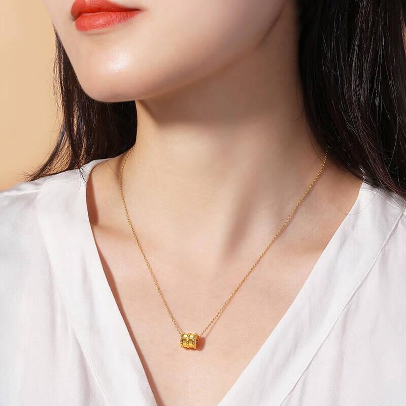 Compact Waist Necklace Pendant Collarbone Chain Light Luxury Design Korean Version Of  Simple Temperament Jewelry