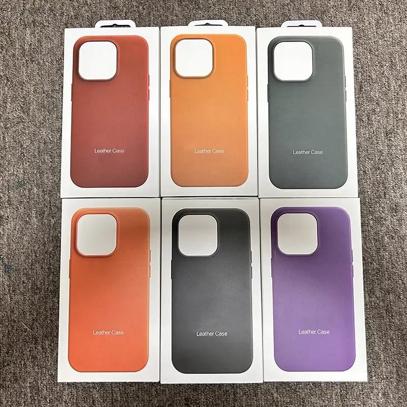 Pentru Husă de Telefon din Piele Magsafe pentru IPhone 17 Pro Max Air 16 15 14 13 Pro Max 15 Plus Adsorbție Magnetică Încărcare Wireless Capac Spate Protecție la Cădere