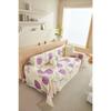 Ice Silk Flower Sofa Cover Blanket Non-slip Sofa Towel Living Room Furniture Decor Tapestry Couch Cover Universal Sofa Towel