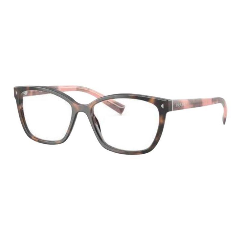Prada Brand Design Acetate Square Optical Glasses Women s Pink Tortoise Pink tortoise 55 basic packaging - glasses case + packaging box