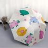 1pc Seashell Crab Automatic Opening/Closing Folding Umbrella with 8 Ribs,Windproof Portable Sunshade Umbrella Holiday gift yy260401005