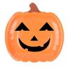 20Pcs Halloween Disposable Plates Special-Shaped Pumpkin Grimace Plates Multi-Purpose Smile Pumpkin Paper Plate Party Supplies