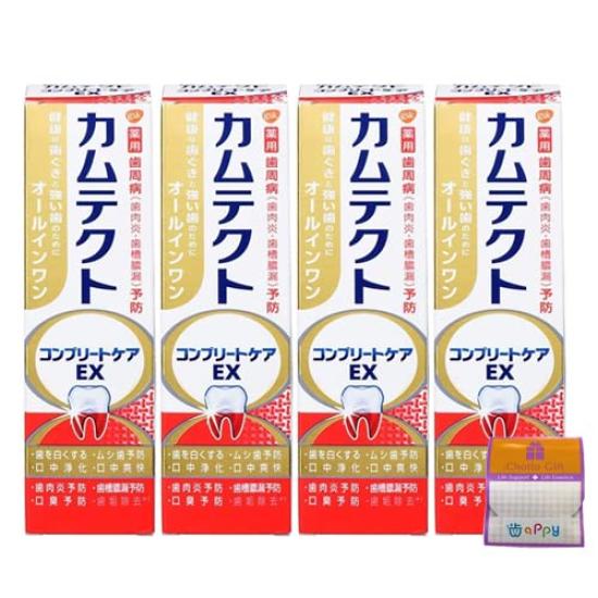 

[Набор из 4 штук] Complete Care EX Пародонтоз (Гингивит, Пиорея) Профилактическая зубная паста 105 г x 4 с небольшим подарком