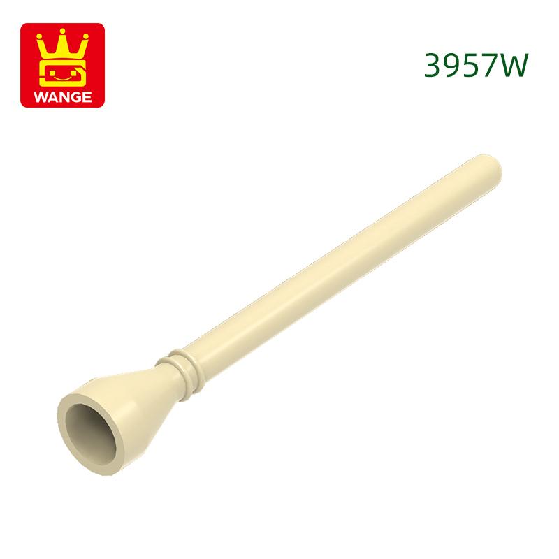 100Pcs/lot 3957w Antenna Flagpole Pillar Construction Block Moc Colour Accessories Works With featuring Brick DO IT YOURSELF Children's Toy Gift Idea