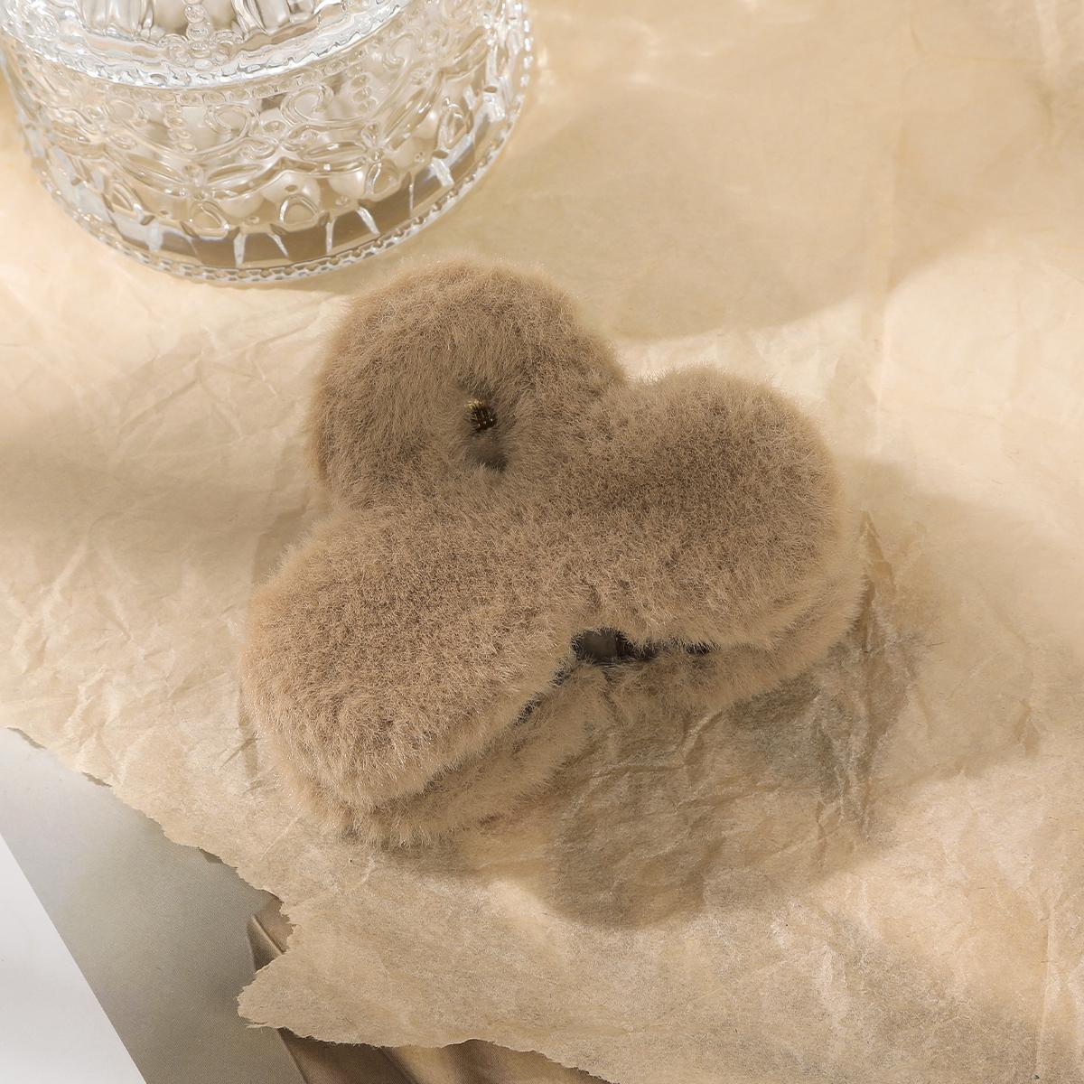 

AWAYTR Плюшевые крабики для волос в виде креста, милые заколки-крабы для женщин, девушек, подарок, аксессуары для волос, Валентин, головной убор