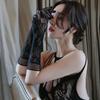 Pinyao Sexy Lace Lingerie Set: Fishnet Gloves, Stockings & Bodysuit