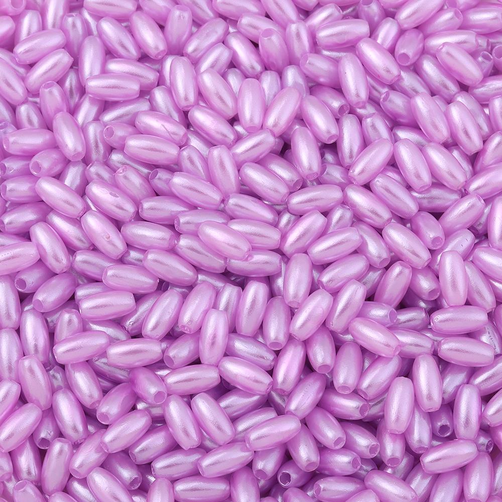 100-200 Stück Wassertropfenform ABS Imitation Perlen Bunt Oval Reis Lose Perlen Für DIY Schmuckherstellung Armband Halskette