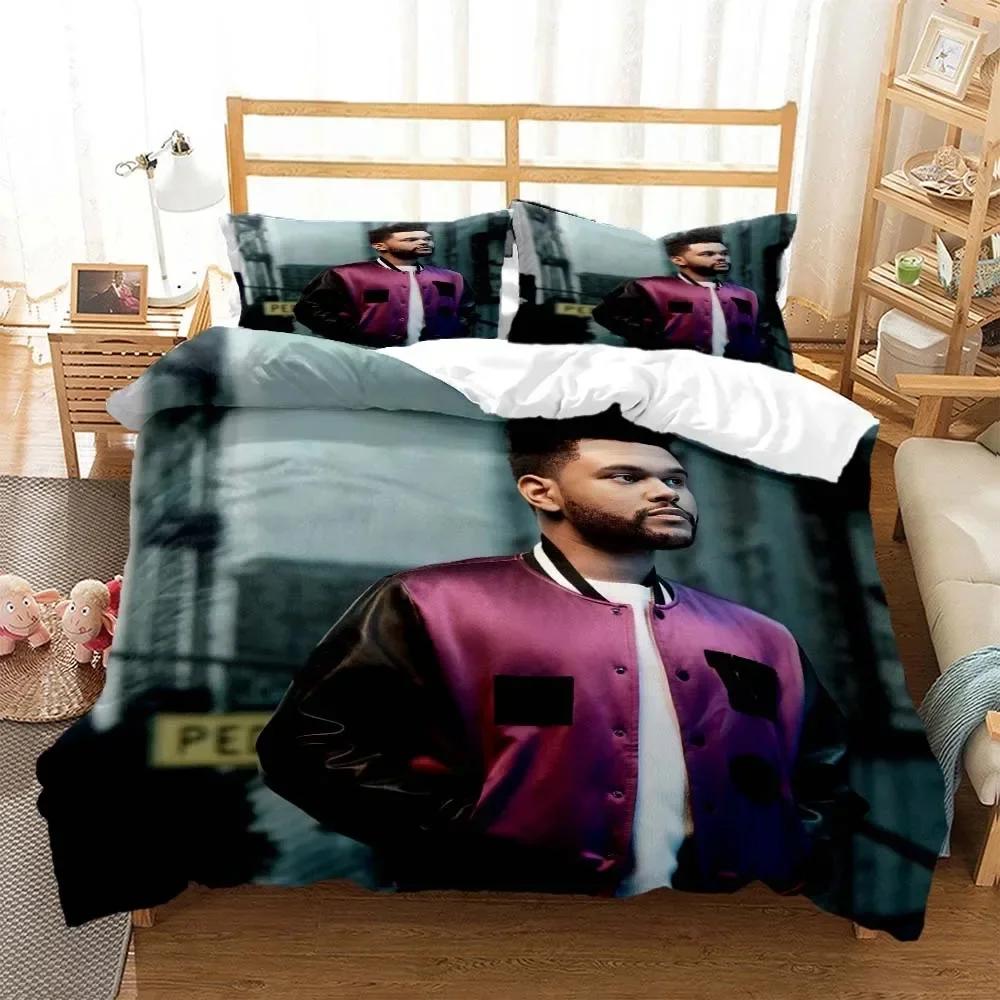 Comforter Die Weeknd Fashion Pop Singer 3D Printed Bedding Queen Bedding Set King Size Bedding Set Soft And Comfortable