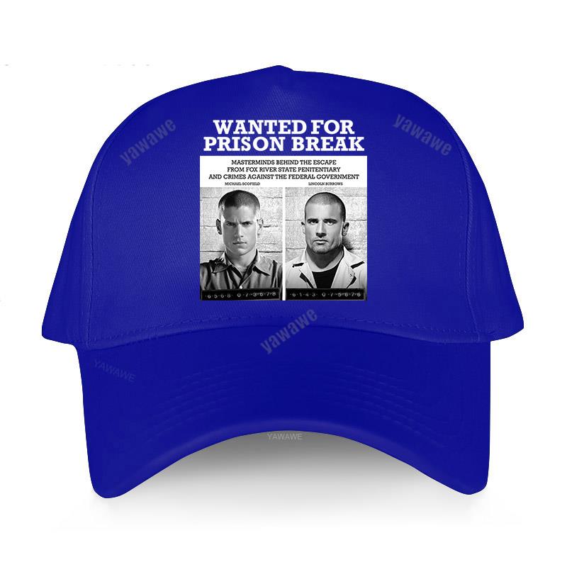 New Leisure and comfortable Sunlight Unisex Hat Wanted For Prison Break Unisex baseball cap breathable outdoor hat Cotton print Cap