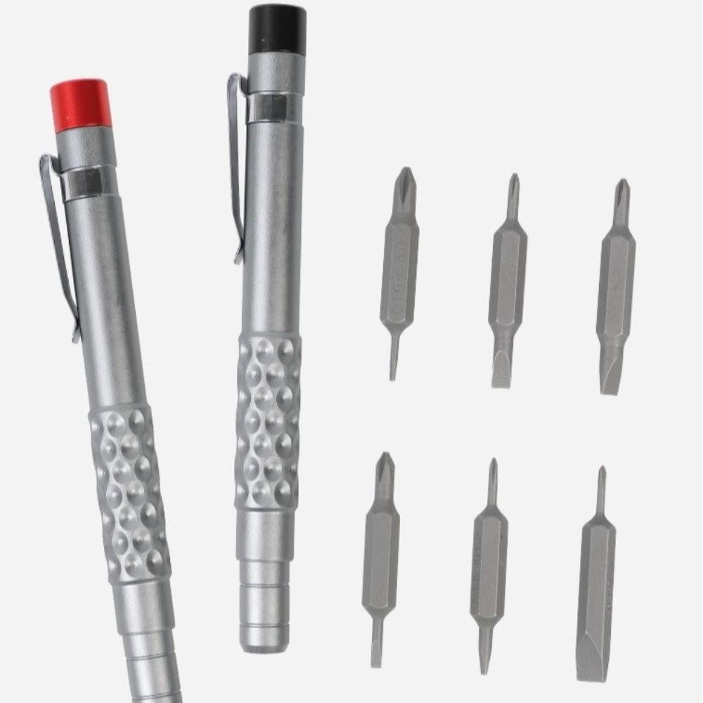 Double-Headed Bit Screwdriver Set 13-in-1 EDC Tools Pen-Style Screwdrivers Business Writing