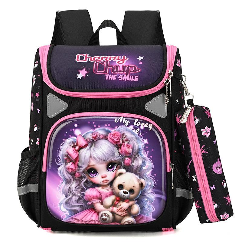 Children s schoolbag new primary school students large capacity astronaut cartoon burden reduction backpack school bag