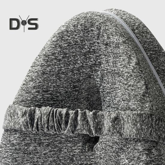 Leg Knee Pillow Memory Foam Leg Pillow with Elastic Strap Ergonomic Knee Cushion with Washable Cover for Side Sleepers Soothing Pain Relief