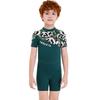 Kids 2.5mm Neoprene Wetsuit Short Sleeve Full Body Dive Suit Snorkeling Surfing Jellyfish Protection Winter Fall