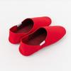 Babouche Canvas Medium Cardinal Red HOME Shoes, (23-25cm), [ABE SHOES]