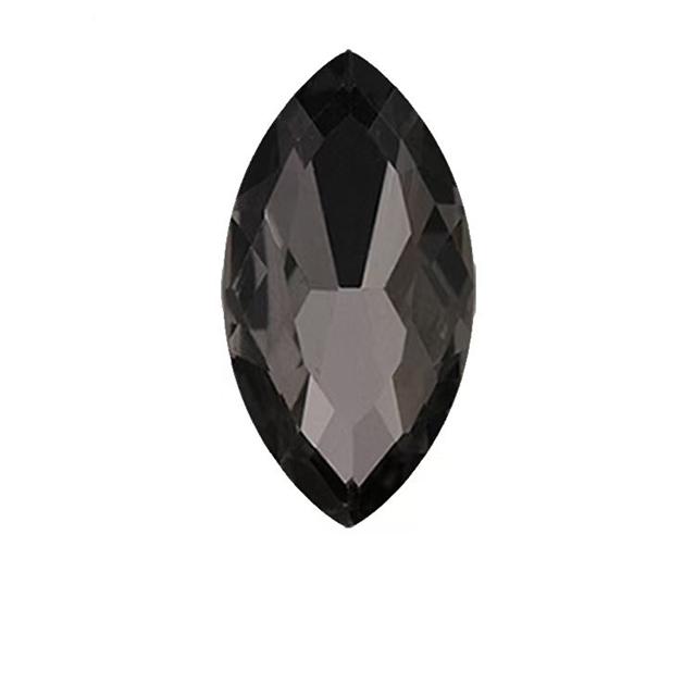 7*15 Horse Eye Sew-On Non Hot Fix Loose 3D Glass Rhinestone Eco-Friendly Wedding Shoes Dress DIY Accessories White