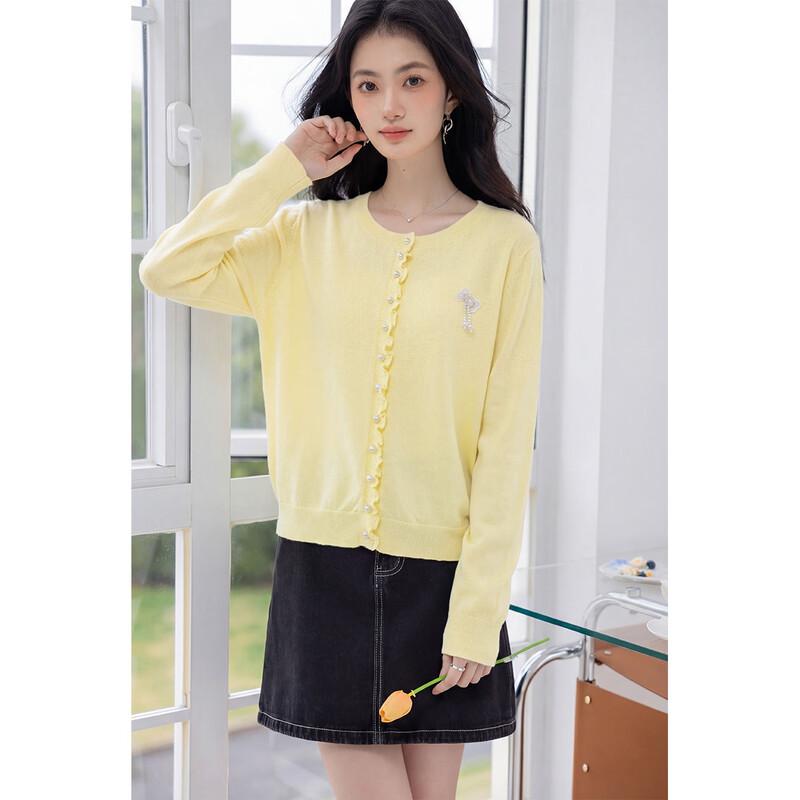 Mocana Women's Pearl Button Knit Top