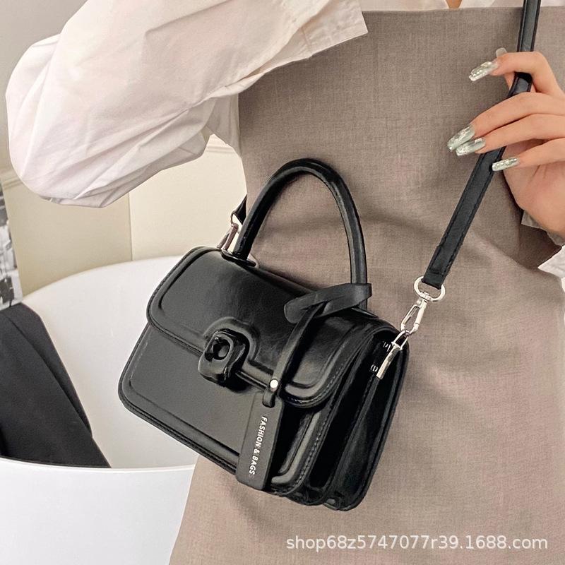 Korean niche handbag women's 2025 new trendy shoulder messenger bag versatile ins fashion popular small square bag