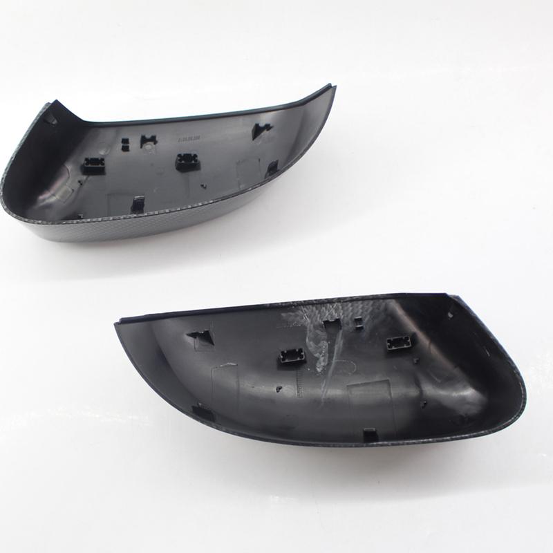 2pc Carbon Side Wing Mirror Cover For Ford Focus MK2/MK3 II III DA DP DH DB DS 2 3 Caps Rearview Auto replace 2008 2018 housing