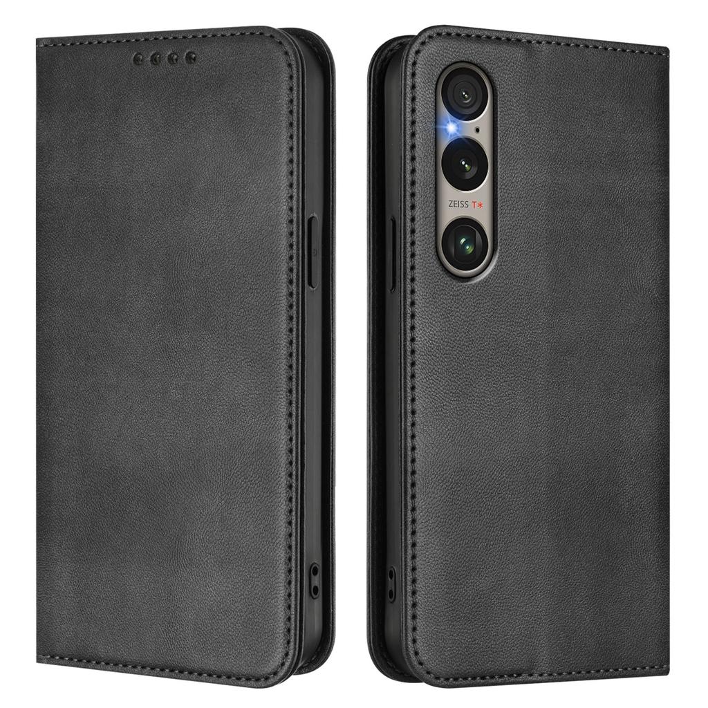 For Sony Xperia 1V 1 VII 5 10 IV V VI 1VI 5VI 10VI Luxury Magnetic Skin Leather Phone Case Wallet Book Flip Cover Stand Shell