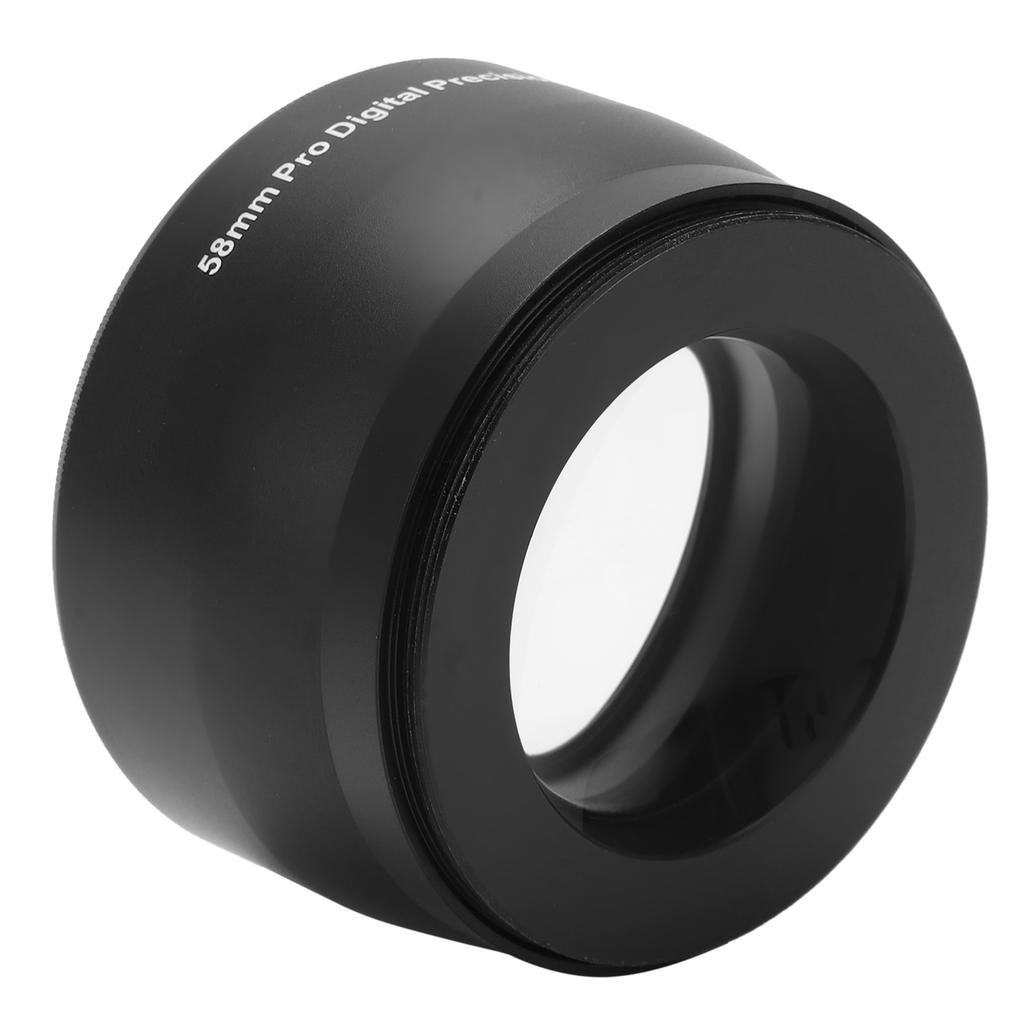 58mm 2X Magnification Telephoto Lens Teleconverter Lens for 58mm  Diameter Camera Lens