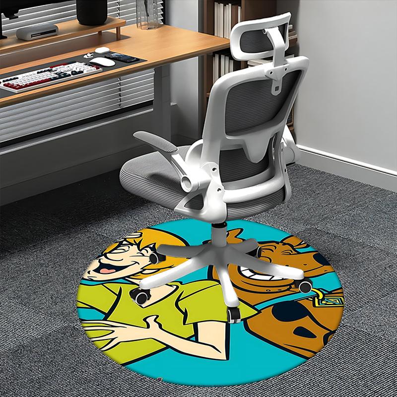 

Scooby Doo,Shaggy Chair mat Round Rug Office carpet, Non slip, Suitable for Living Rooms, Bedrooms,Decor1205739a 80cm by 80cm