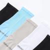 Arm Sleeves Running Fishing Sunscreen Sleeve Summer Cool Quick Dry Breathable Solid Color Ice Silk Cycling Equipment Black