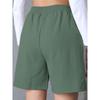 Trendy Women's Casual Drawstring  Elastic Waist Relaxed Straight Leg Shorts, Lightweight Breathable Summer Shorts for Daily Wear & Outings shorts