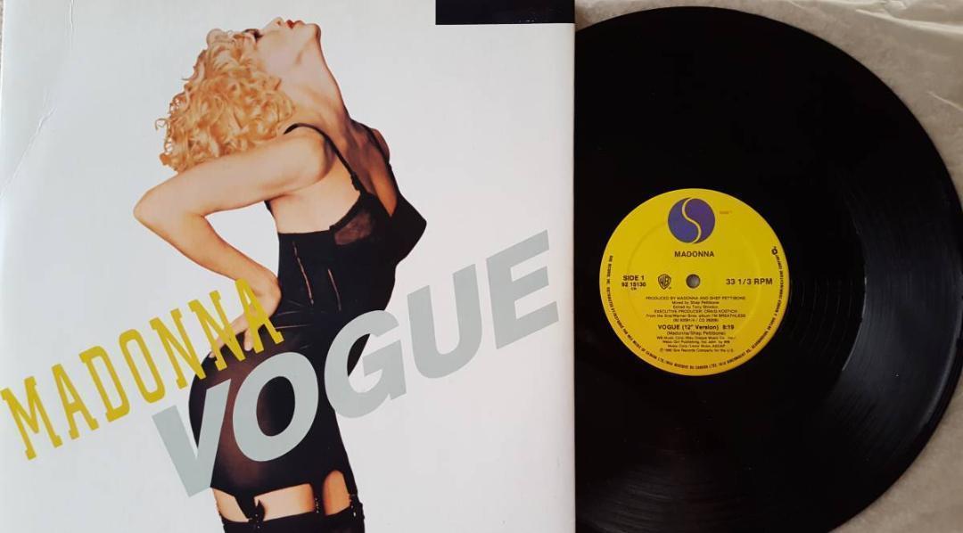 

[USED] Madonna VOGUE Canadian Original 12 Single Record