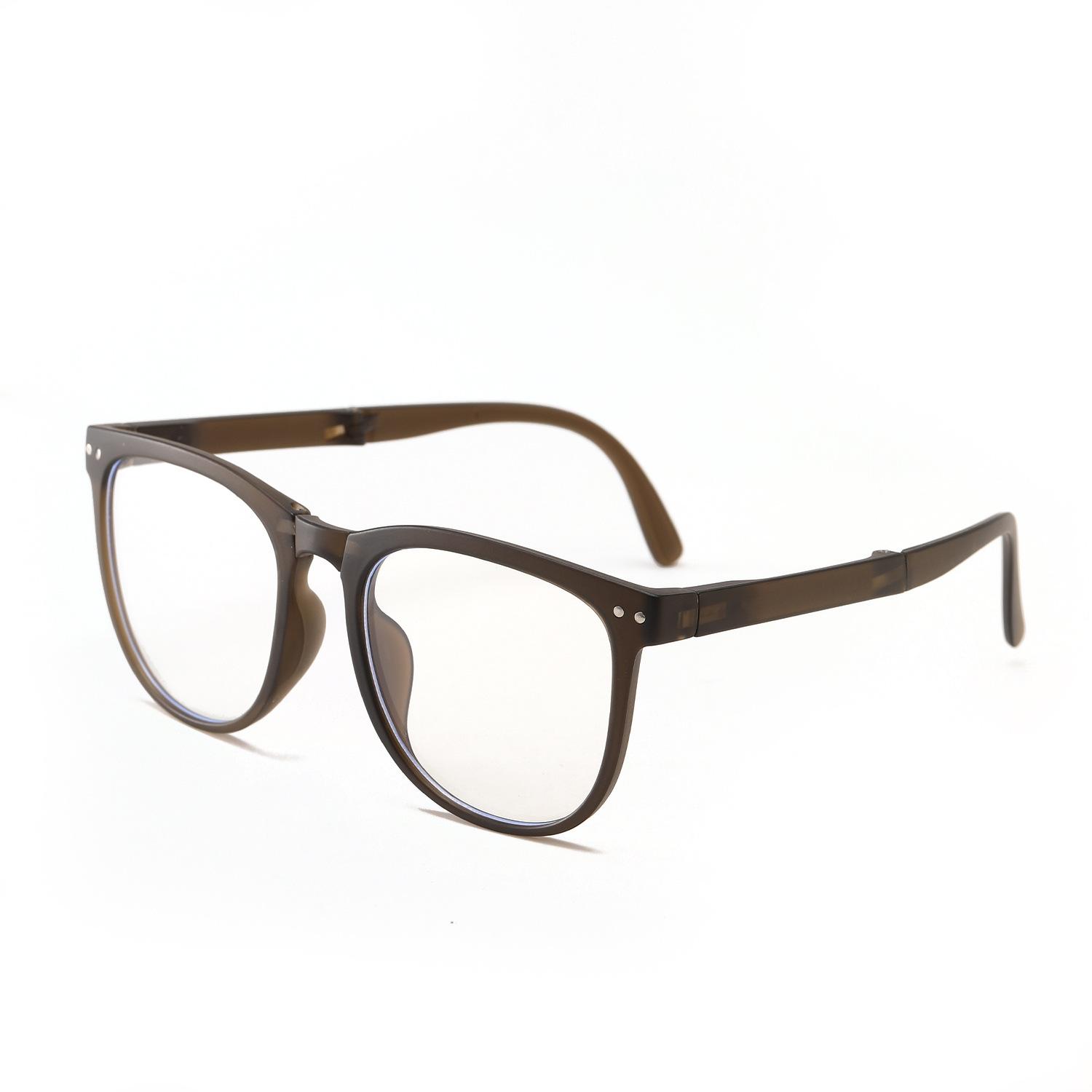 

Очки B360 Заклепки Круглые Полная оправа Складные Плоские зеркальные